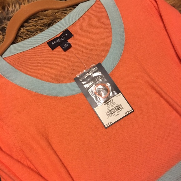 Sonoma Lifestyle color block Tunic Top Dress NWT M - Picture 5 of 8